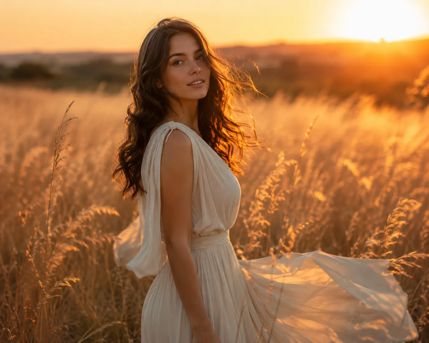 Cinematic Golden Hour Portrait
