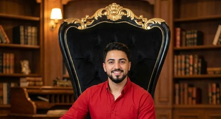 Royal Throne AI Portrait
