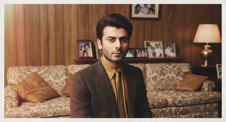 Retro 1980s Vintage Portrait of a Gentleman